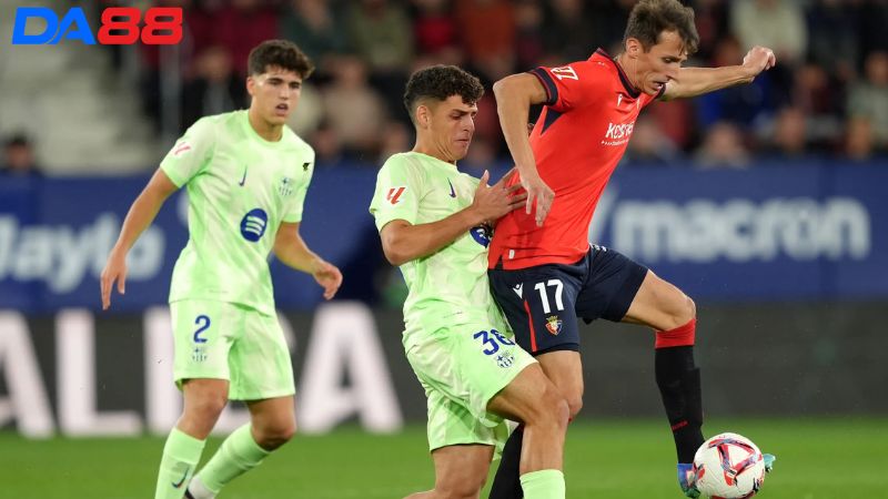 Lịch sử đối đầu Osasuna vs Barcelona