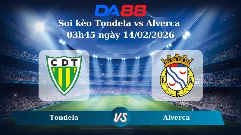 Nhận định soi kèo Tondela vs Alverca 03h45 ngày 14/02/2026