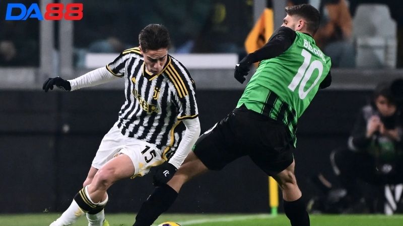 Phong độ của Juventus vs Sassuolo 
