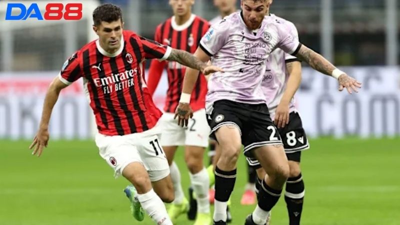 Lịch sử đối đầu AC Milan vs Udinese