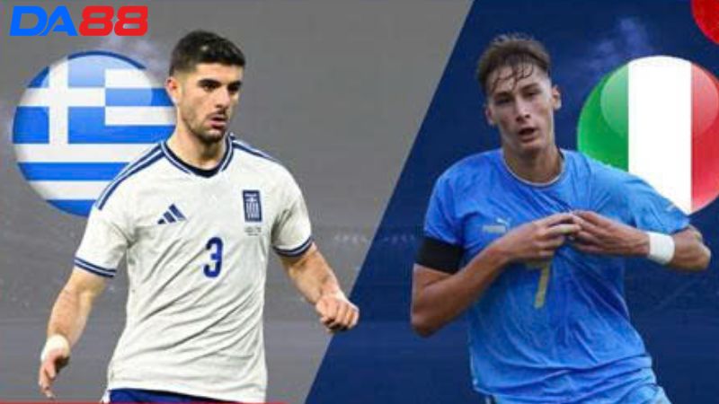 Lịch sử đối đầu Hy Lạp vs Italia