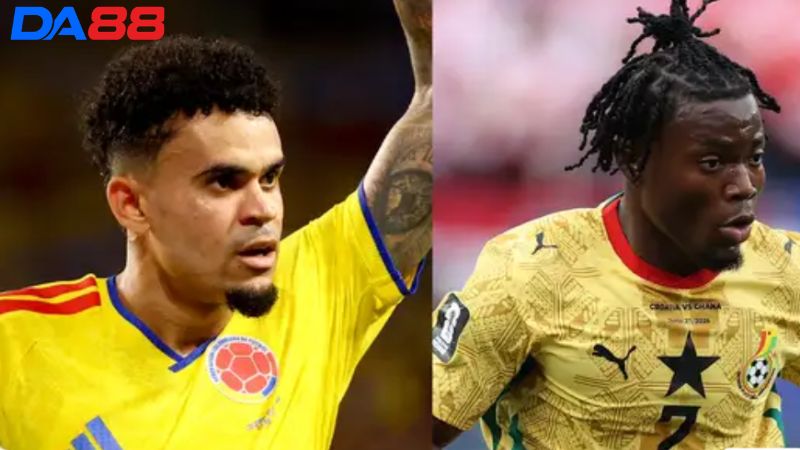 Lịch sử đối đầu Colombia vs Ghana