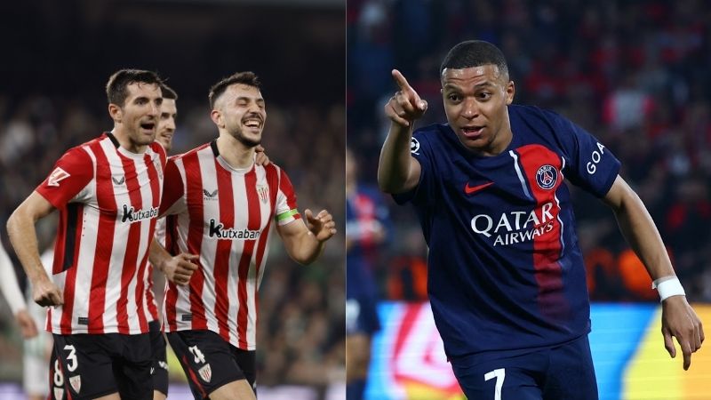 Phong độ của Athletic Bilbao vs Paris Saint Germain