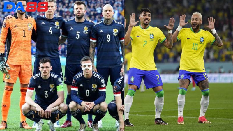 Lịch sử đối đầu Scotland vs Brazil