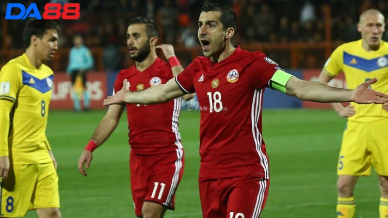 Lịch sử đối đầu Armenia vs Kazakhstan