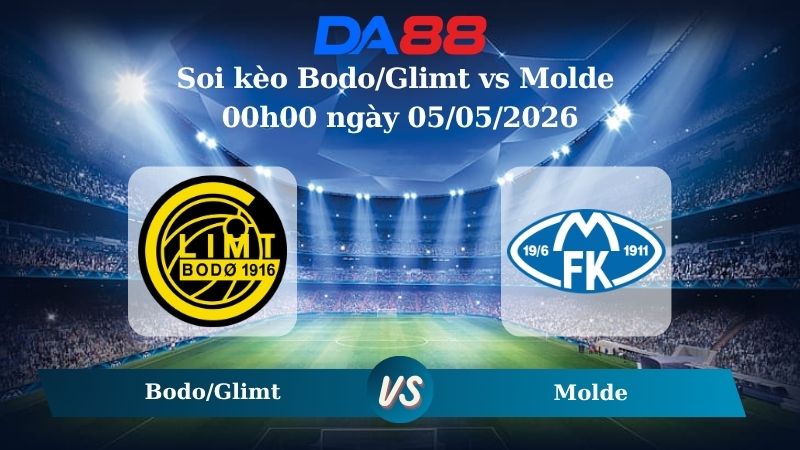 Nhận định soi kèo Bodo/Glimt vs Molde 00h00 ngày 05/05/2026