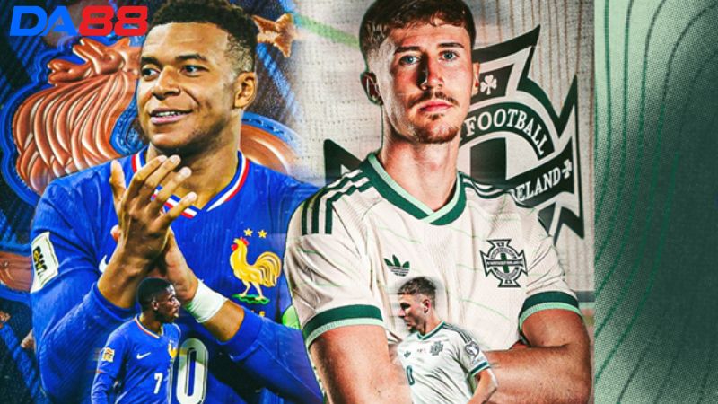 Lịch sử đối đầu Pháp vs Northern Ireland