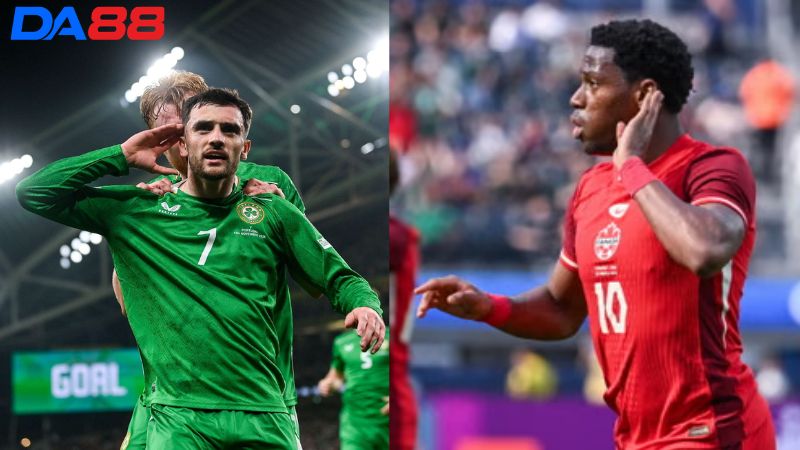 Lịch sử đối đầu Canada vs Ireland