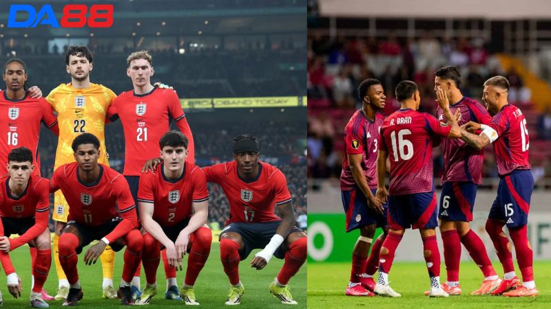 Lịch sử đối đầu Anh vs Costa Rica