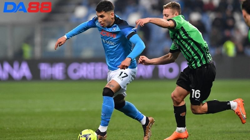 Phong độ của Napoli vs Sassuolo