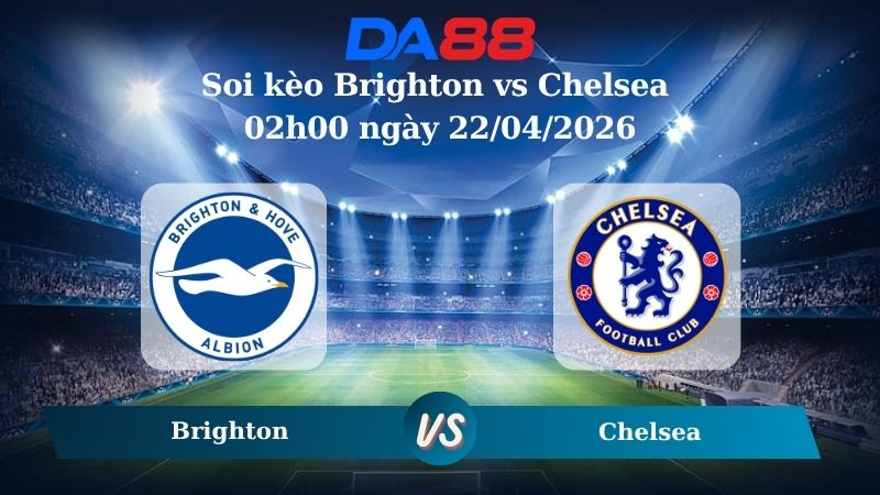 Nhận định soi kèo Brighton vs Chelsea 02h00 ngày 22/04/2026