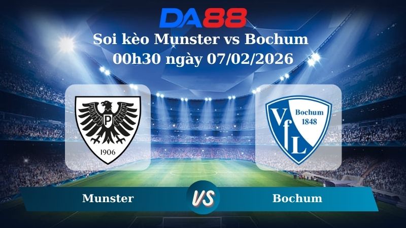 Nhận định soi kèo Munster vs Bochum 00h30 ngày 07/02/2026