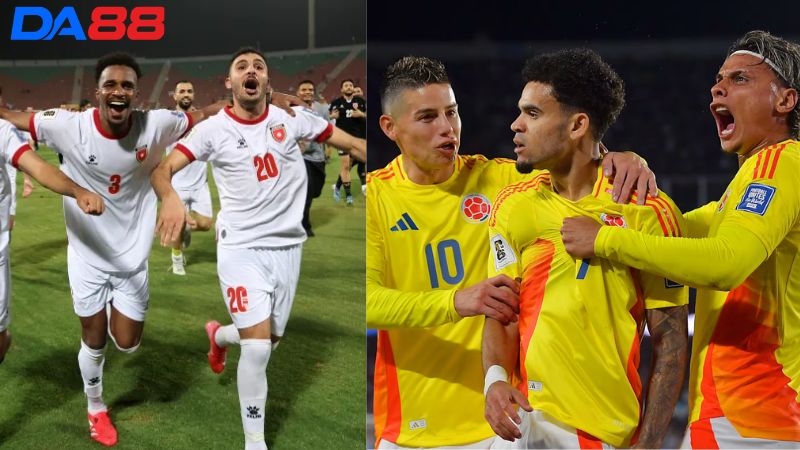 Lịch sử đối đầu Colombia vs Jordan