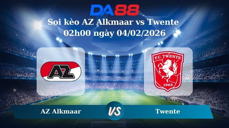 Nhận định soi kèo AZ Alkmaar vs Twente 02h00 ngày 04/02/2026