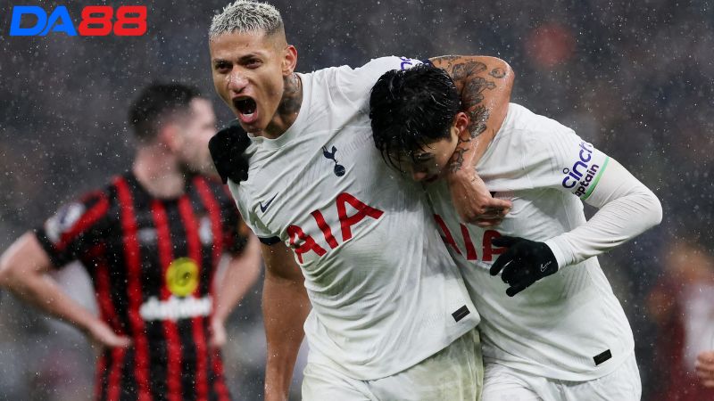 Lịch sử đối đầu Bournemouth vs Tottenham