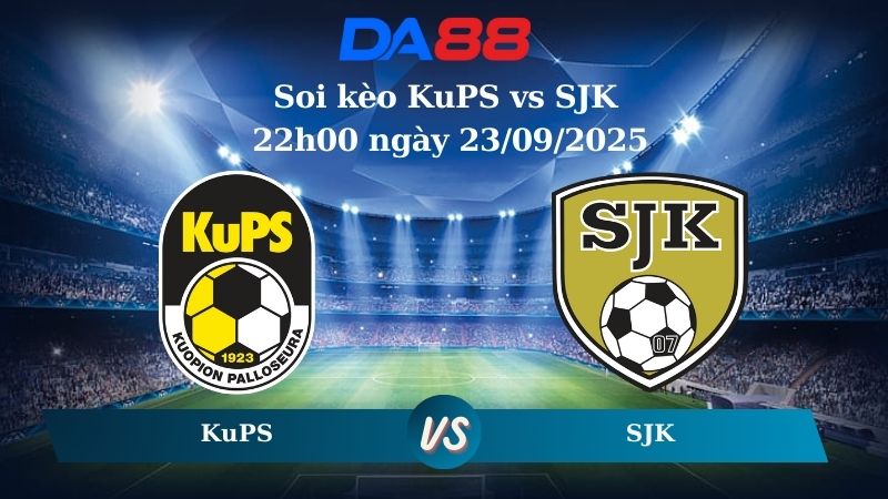 Nhận định soi kèo KuPS vs SJK 22h00 ngày 23/09/2025 - VĐQG Phần Lan DA88