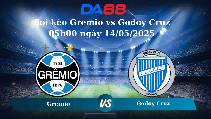 Nhận định soi kèo Gremio vs Godoy Cruz 05h00 ngày 14/05/2025 - Copa Sudamericana DA88