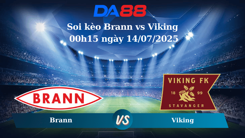 Nhận định soi kèo Brann vs Viking 00h15 ngày 14/07/2025 - VĐQG Na Uy DA88