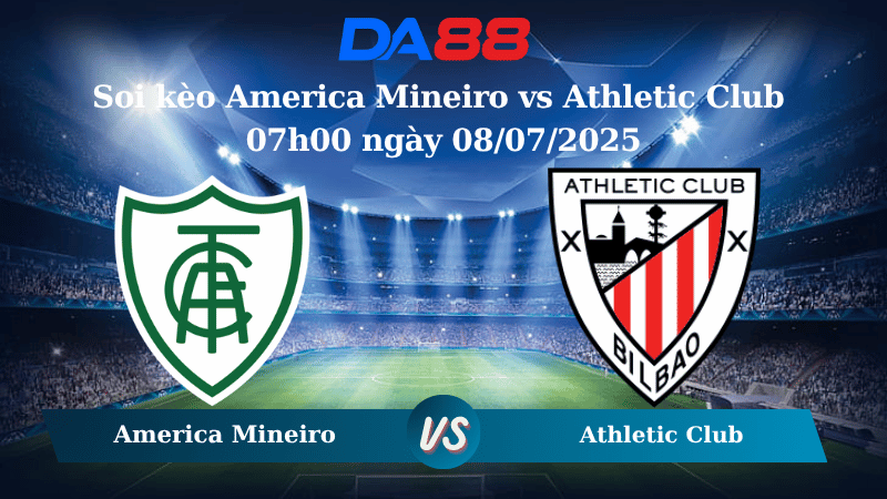 Nhận định soi kèo America Mineiro vs Athletic Club 07h00 ngày 08/07/2025 - Hạng 2 Brazil   DA88