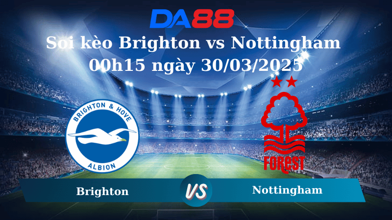 Nhận định soi kèo Brighton vs Nottingham 00h15 ngày 30/03/2025 - FA Cup DA88