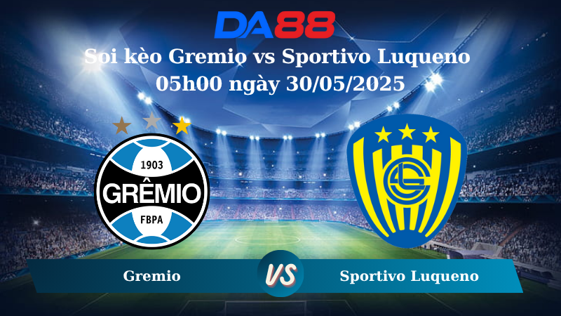 Nhận định soi kèo Gremio vs Sportivo Luqueno 05h00 ngày 30/05/2025 – Copa Sudamericana DA88