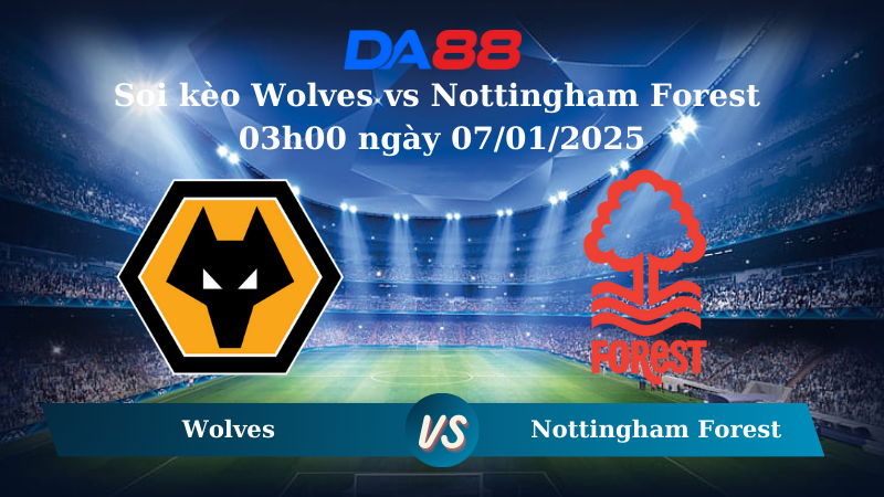 Nhận định soi kèo Wolves vs Nottingham Forest 03h00 ngày 07/01/2025 – Ngoại Hạng Anh DA88